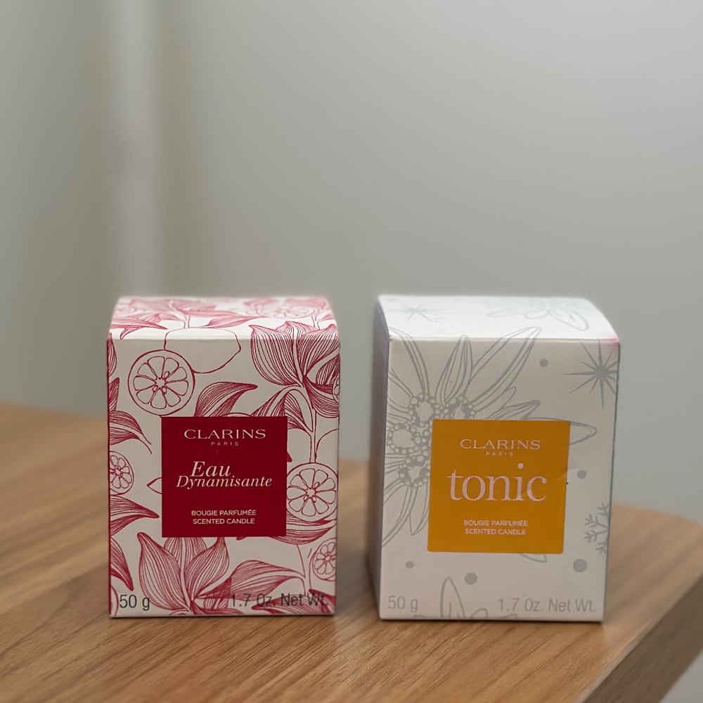 NIB Clarins Candle Bundle (50g each)